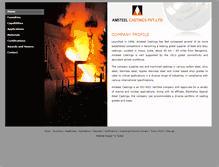 Tablet Screenshot of amsteel.co.in